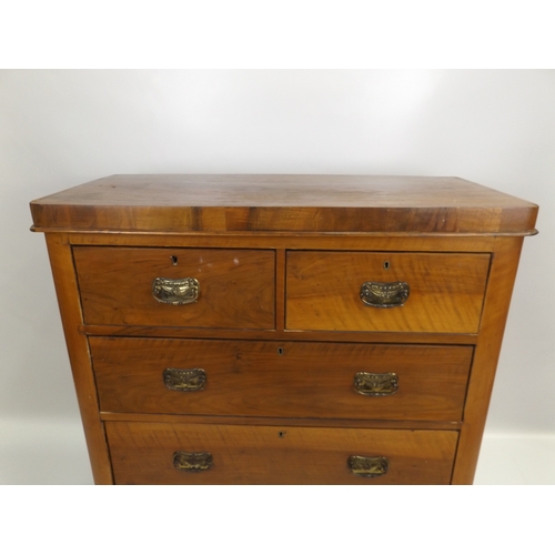 523 - Victorian Mahogany Two over Three Chest of Drawers