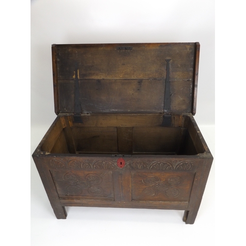 520 - Victorian Oak Blanket Box