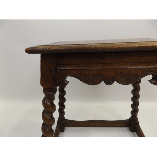 528 - 19th Century Oak Stool