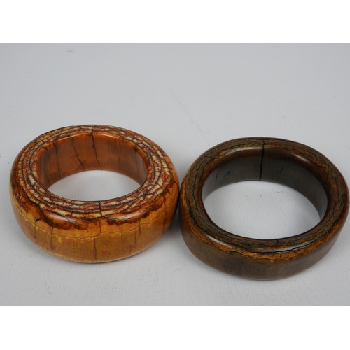 631 - 5x Ivory Tribal Bangles