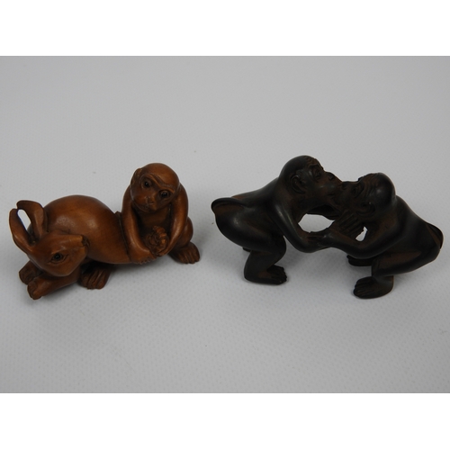 21A - Quantity of Carved Wood Netsuke