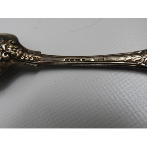 211 - Pair of Victorian London Silver Spoons - Some Damage to Bowls