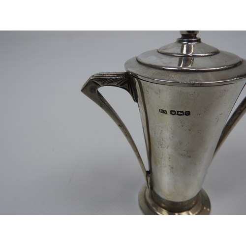 413 - Silver Two Handled Lidded Pot - 125gm / 4