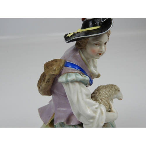 91 - Bisque Figure - French Aristocrat and Porcelain Figure 15