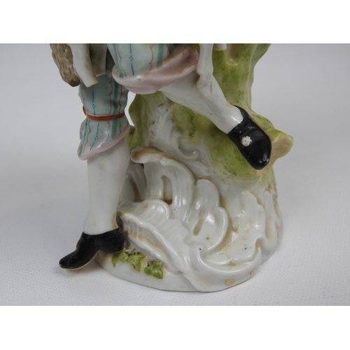 91 - Bisque Figure - French Aristocrat and Porcelain Figure 15