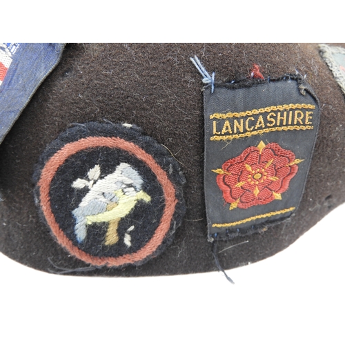 89 - Felt Cap with Scouting Badges