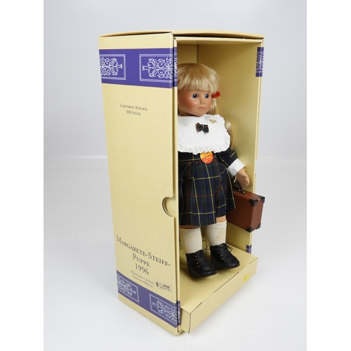 195 - Boxed Steiff Doll with Suitcase