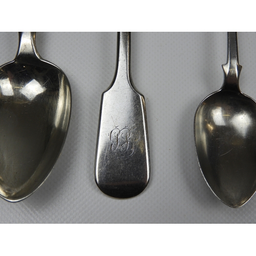 396 - 6x Victorian Silver Spoons