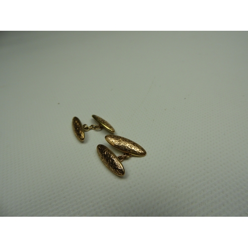 325 - Pair of 9ct Gold Cuff Links