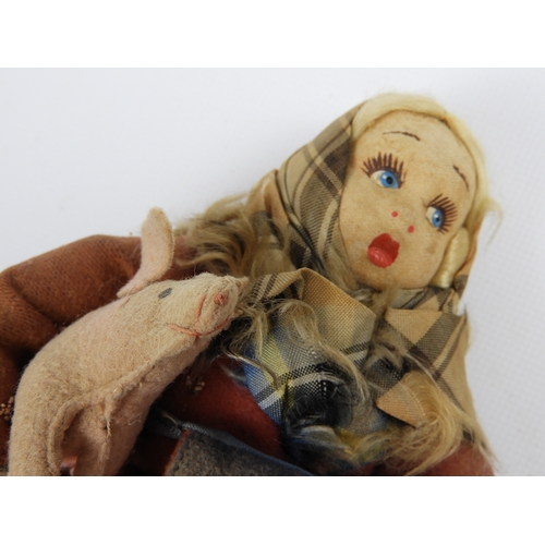 186 - 2x Cloth Dolls