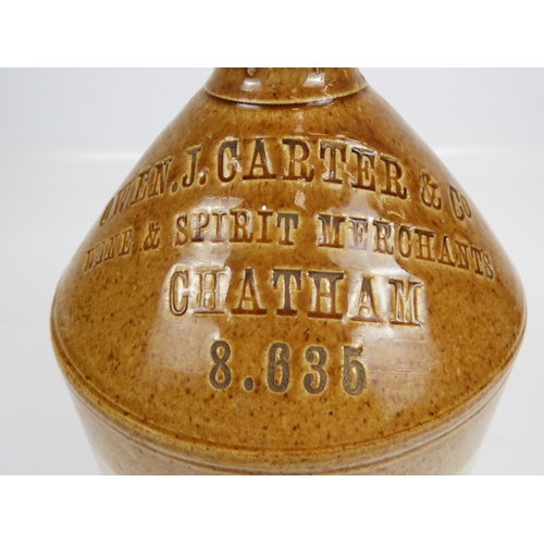 191 - Stoneware Flagon - Owen J Carter & Co Chatham