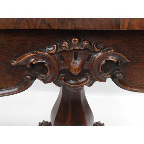 515 - Victorian Rosewood Card Table