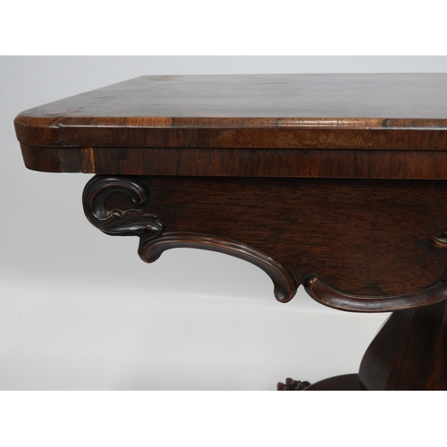 515 - Victorian Rosewood Card Table