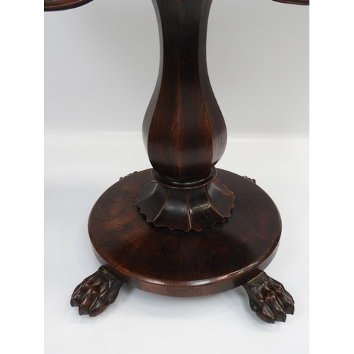 515 - Victorian Rosewood Card Table