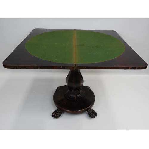 515 - Victorian Rosewood Card Table