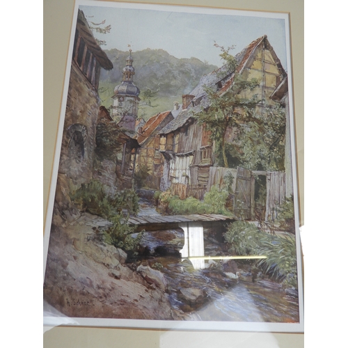 71 - 2x Hermann Schnee Framed Prints