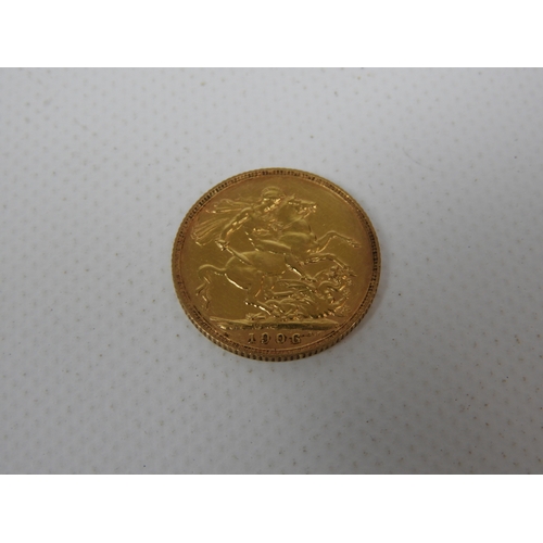 361 - 1906 Gold Full Sovereign