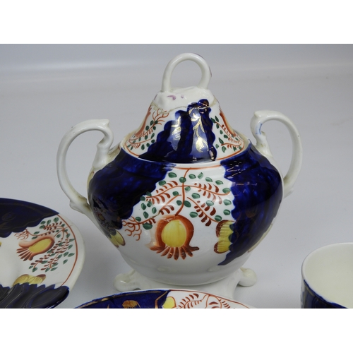 119 - Part Tea Set - Gaudy Welsh Pattern