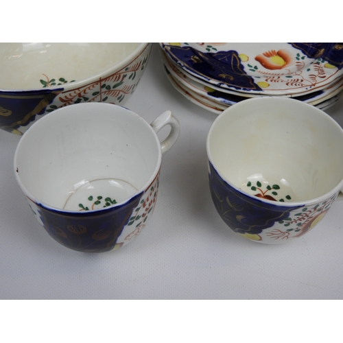 119 - Part Tea Set - Gaudy Welsh Pattern