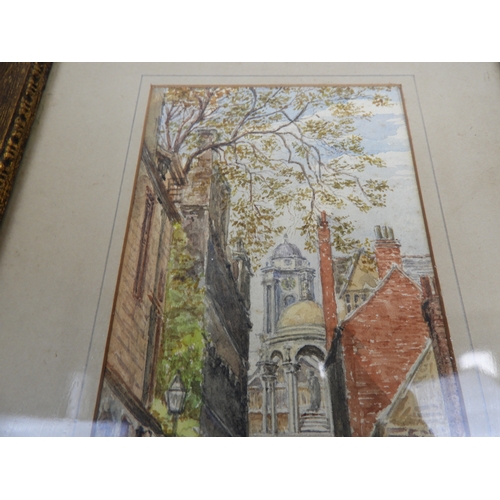 177 - Gilt Framed Watercolour - Oxford