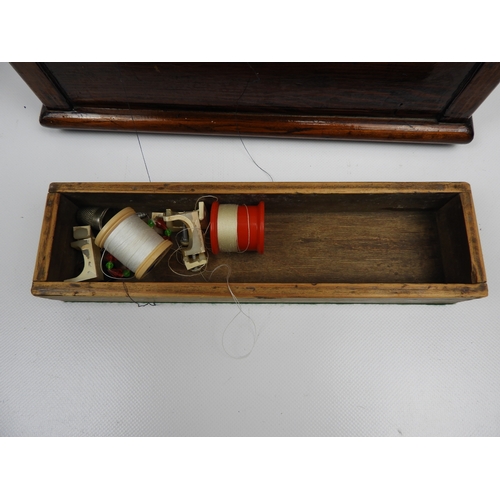 590 - Sewing Box and Contents