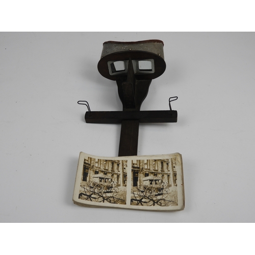 603 - WWI Stereoscope with Battlefield Cards