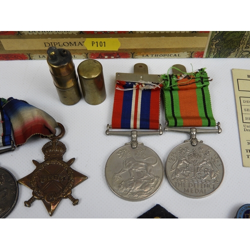 375 - Medals - Awarded To Driver G. Chapman RAF and Associated Badges