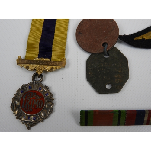 375 - Medals - Awarded To Driver G. Chapman RAF and Associated Badges