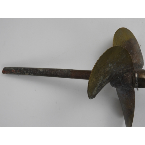 198 - Brass Ship's Propeller