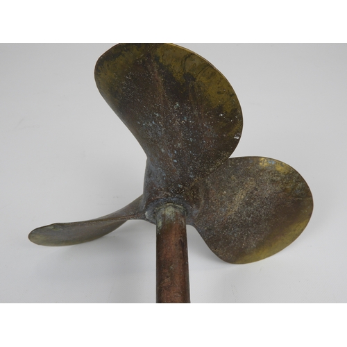 198 - Brass Ship's Propeller