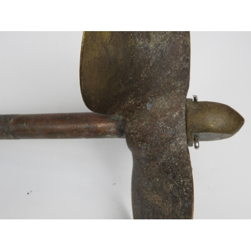 198 - Brass Ship's Propeller