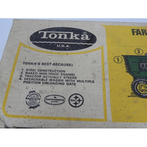 269 - Tonka Farm Tractor and Wagon No. 2710  in Original Box