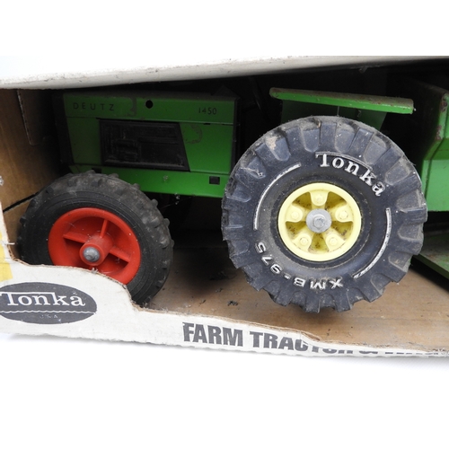 269 - Tonka Farm Tractor and Wagon No. 2710  in Original Box