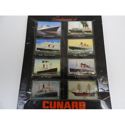 560 - Cigarette Cards and Set of Cunard Matchboxes