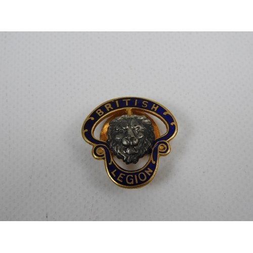 54 - Boxed British Legion Badge Supplied by Birmingham Medal Company