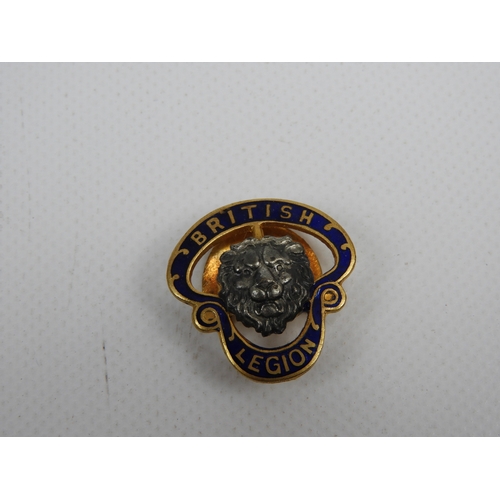 54 - Boxed British Legion Badge Supplied by Birmingham Medal Company