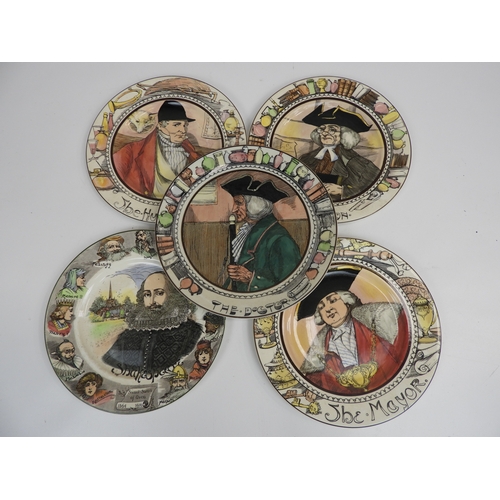 636 - 5x Royal Doulton Collector's Plates