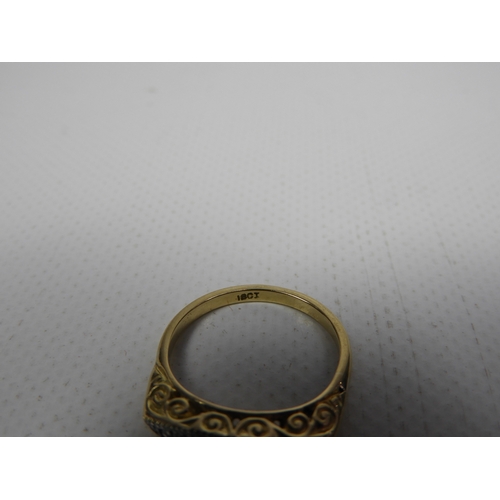 389 - Vintage Diamond Gypsy Ring