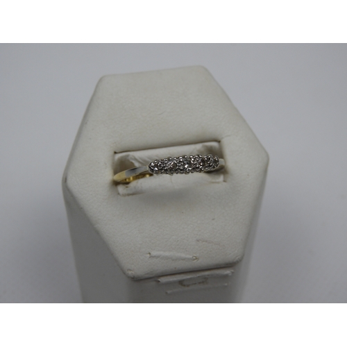 347 - 18ct Gold and Platinum Diamond Ring