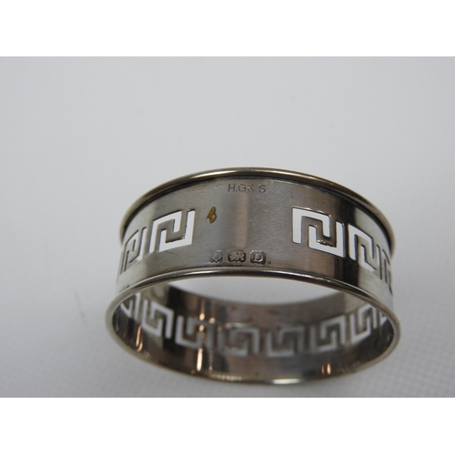 344 - Birmingham Silver Napkin Ring - 1928 H G & S