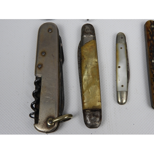 487 - 10x Pocket Knives