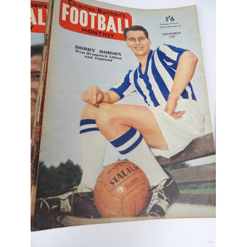 460 - Charles Buchan's Football Monthly Magazines Dating from March 1956 to April 1959