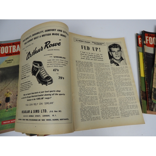 460 - Charles Buchan's Football Monthly Magazines Dating from March 1956 to April 1959