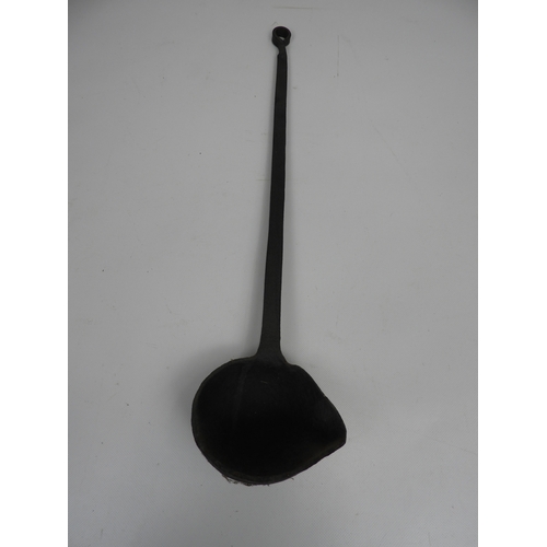 196 - Victorian Chimney Crook and Ladle