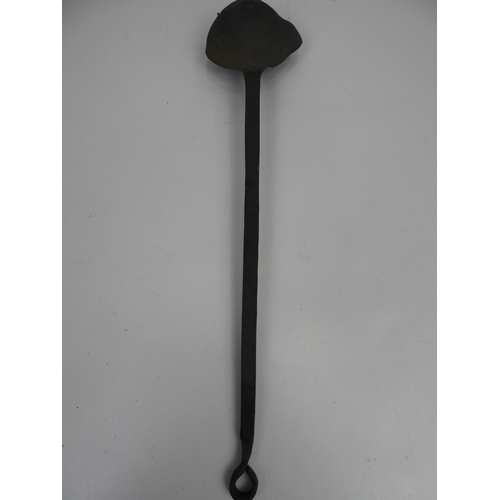 196 - Victorian Chimney Crook and Ladle