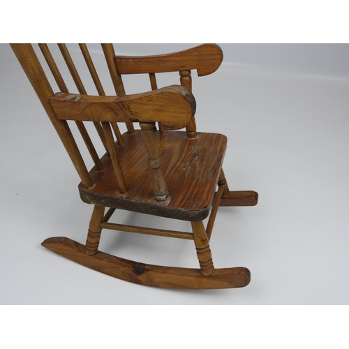 518 - Dolls Rocking Chair