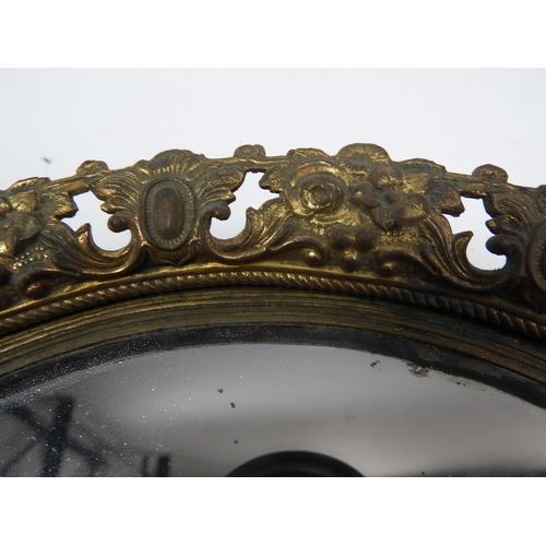 640 - Mirrored Ormolu Three Footed Salver