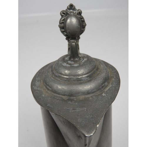 425 - 2x Pewter Water Jugs