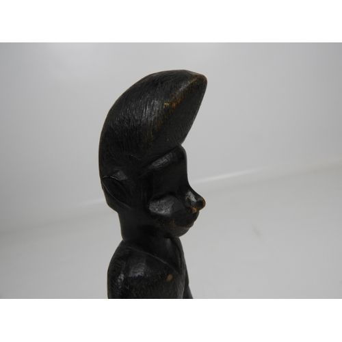 583 - Carved Treen Tribal Figure - 15