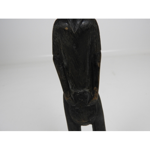 583 - Carved Treen Tribal Figure - 15